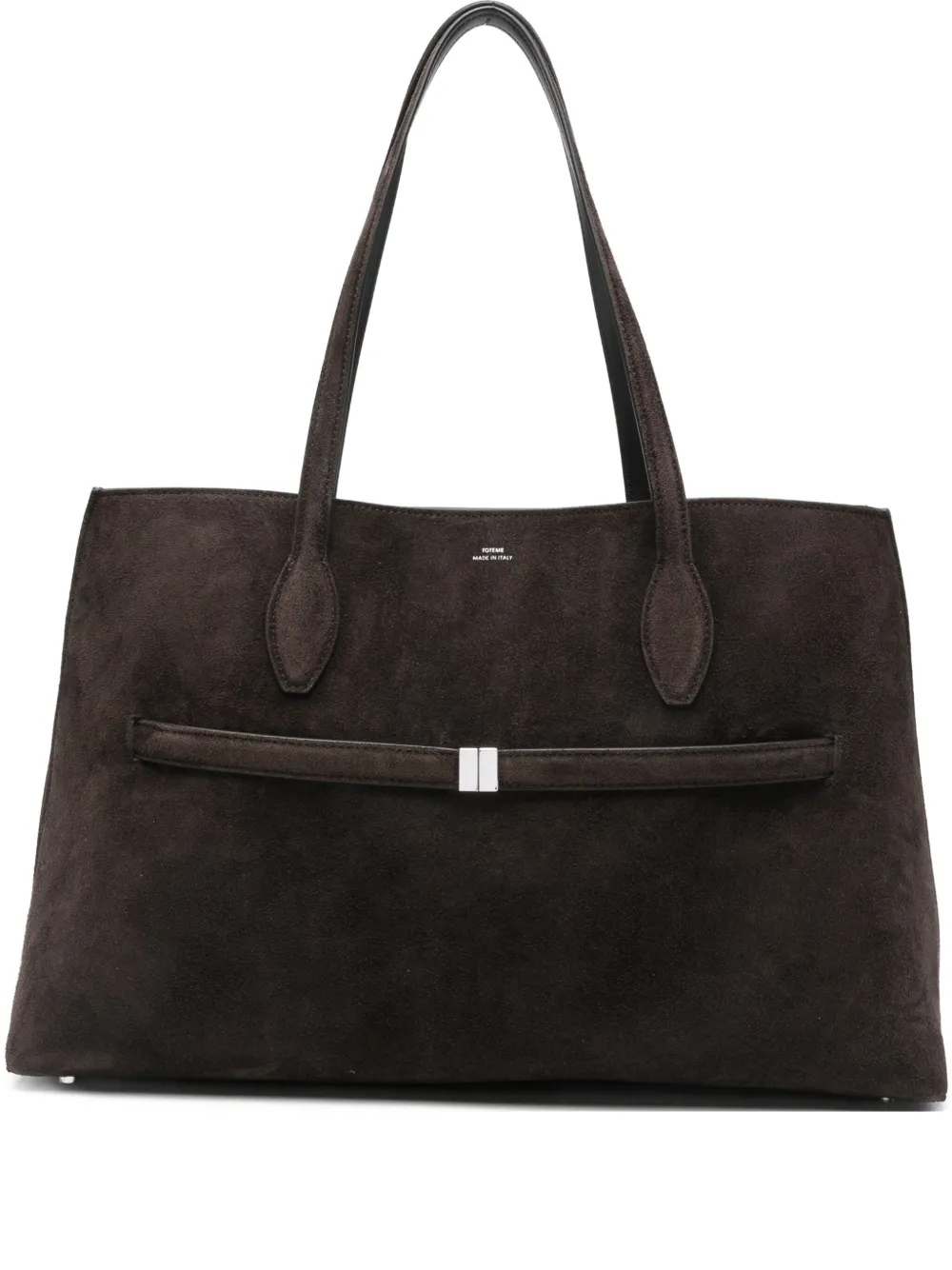 TOTEME suede lounge tote bag | Brown | Image 1