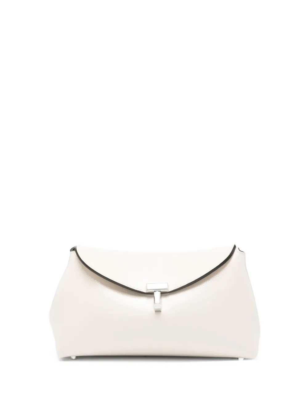 TOTEME T-lock naplack clutch | White | Image 1