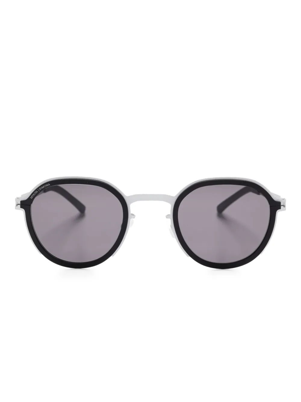 Mykita Zonnebril met rond montuur Zilver