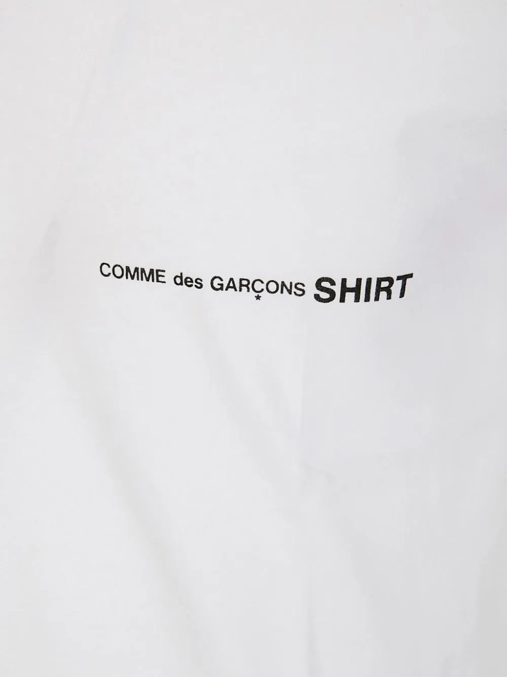 Comme des Garçons Homme logo-print T-shirt Wit