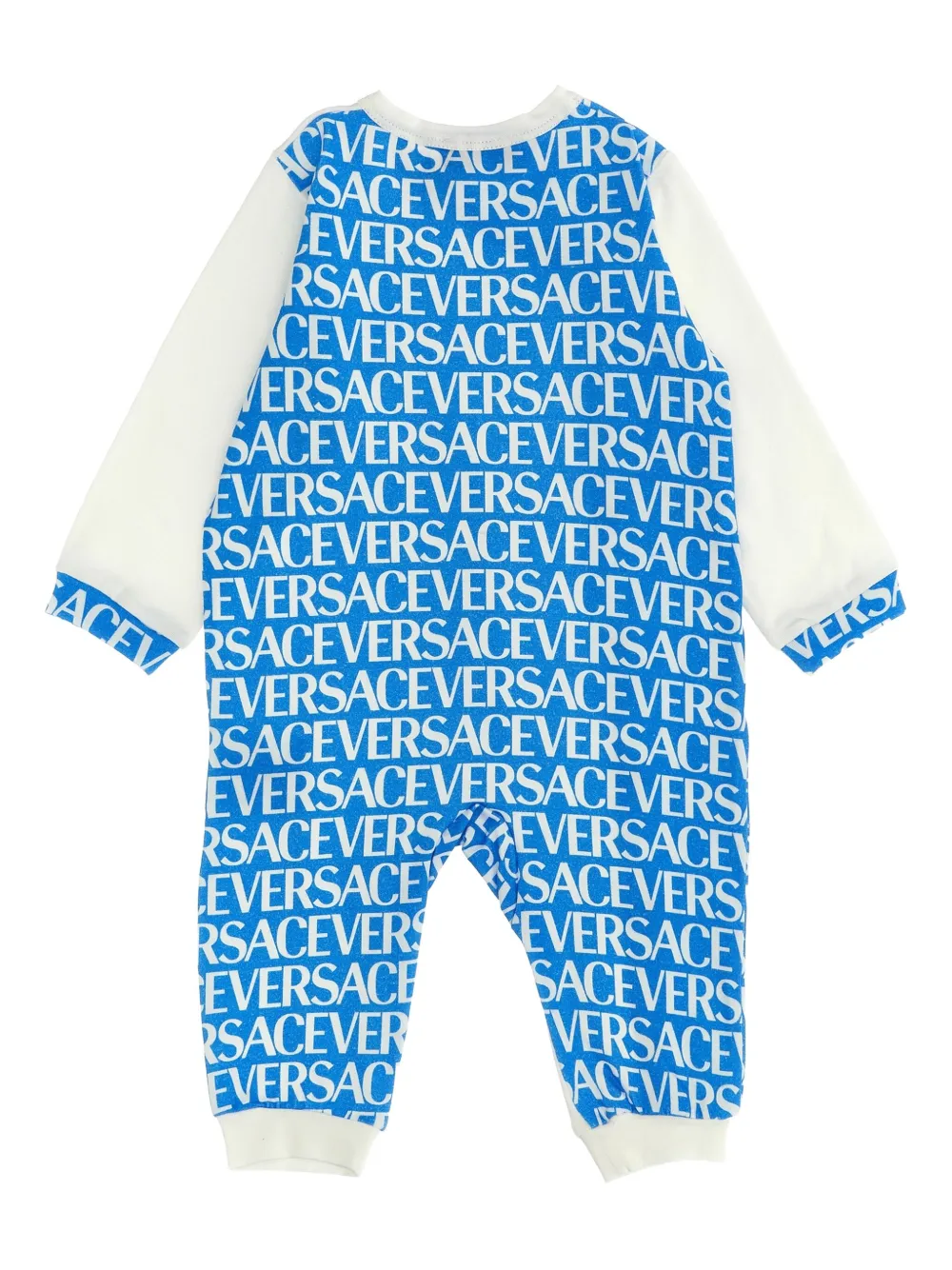 Versace Kids Romper muts en slabbetje Wit