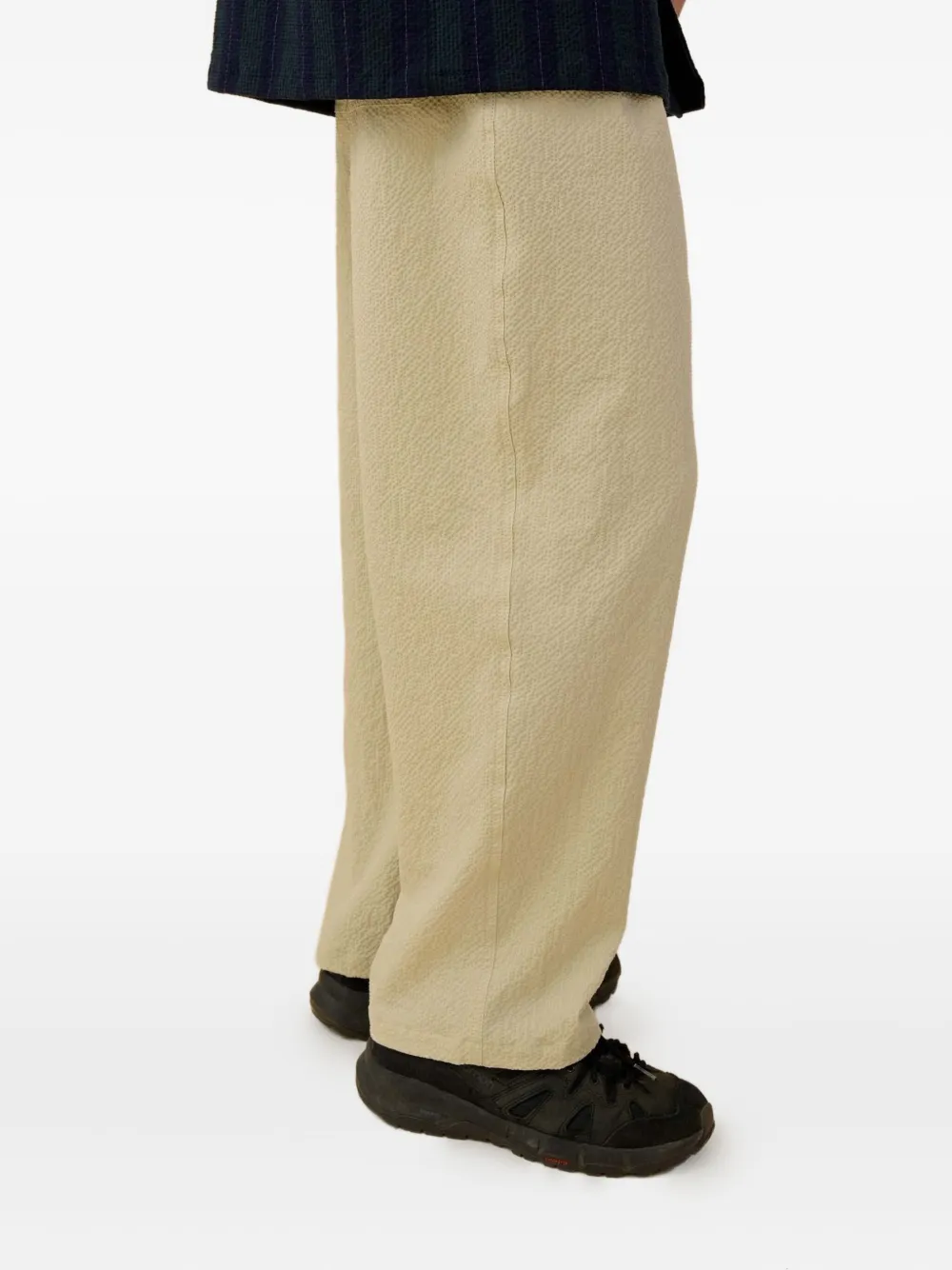 Howlin' Stretch-katoenen broek met textuur Beige