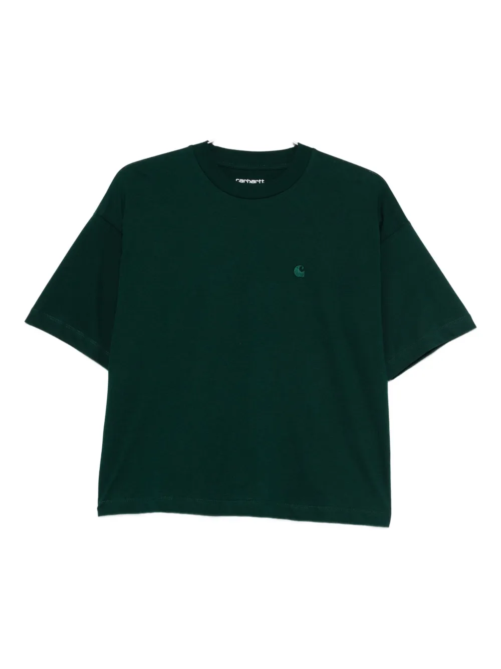 Carhartt WIP T-shirt met geborduurd logo Groen