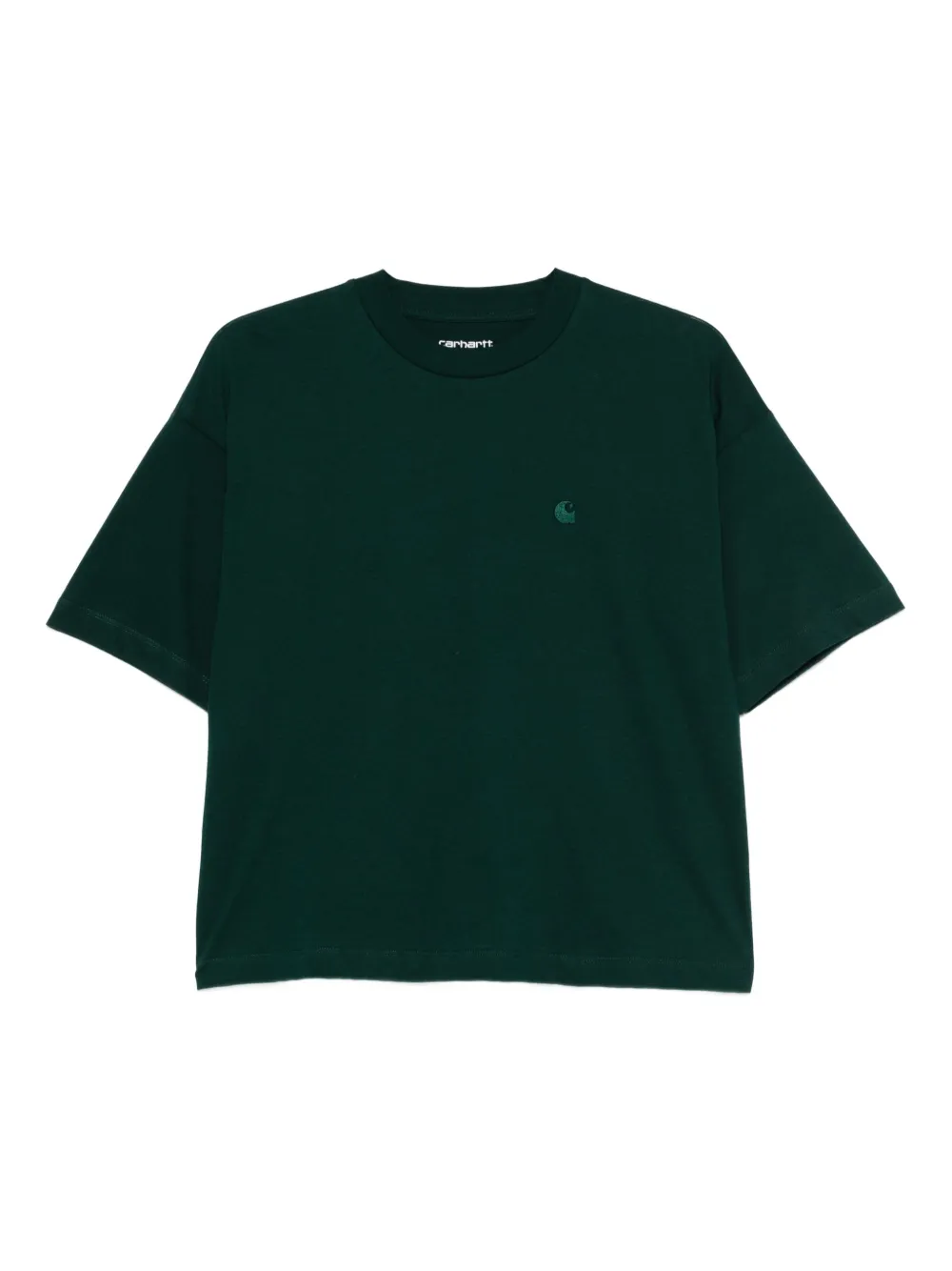 Carhartt WIP T-shirt met geborduurd logo Groen