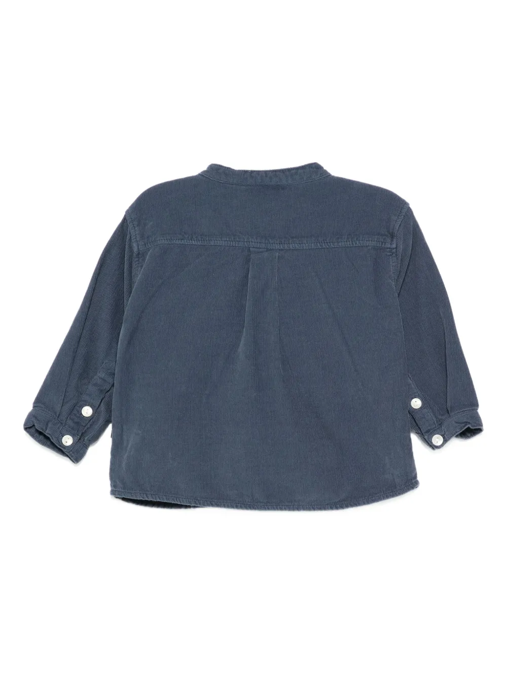 Molo Top met geborduurde knoop Blauw