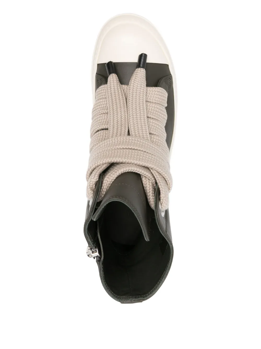 Rick Owens 35 mm sneakers met rits Zwart
