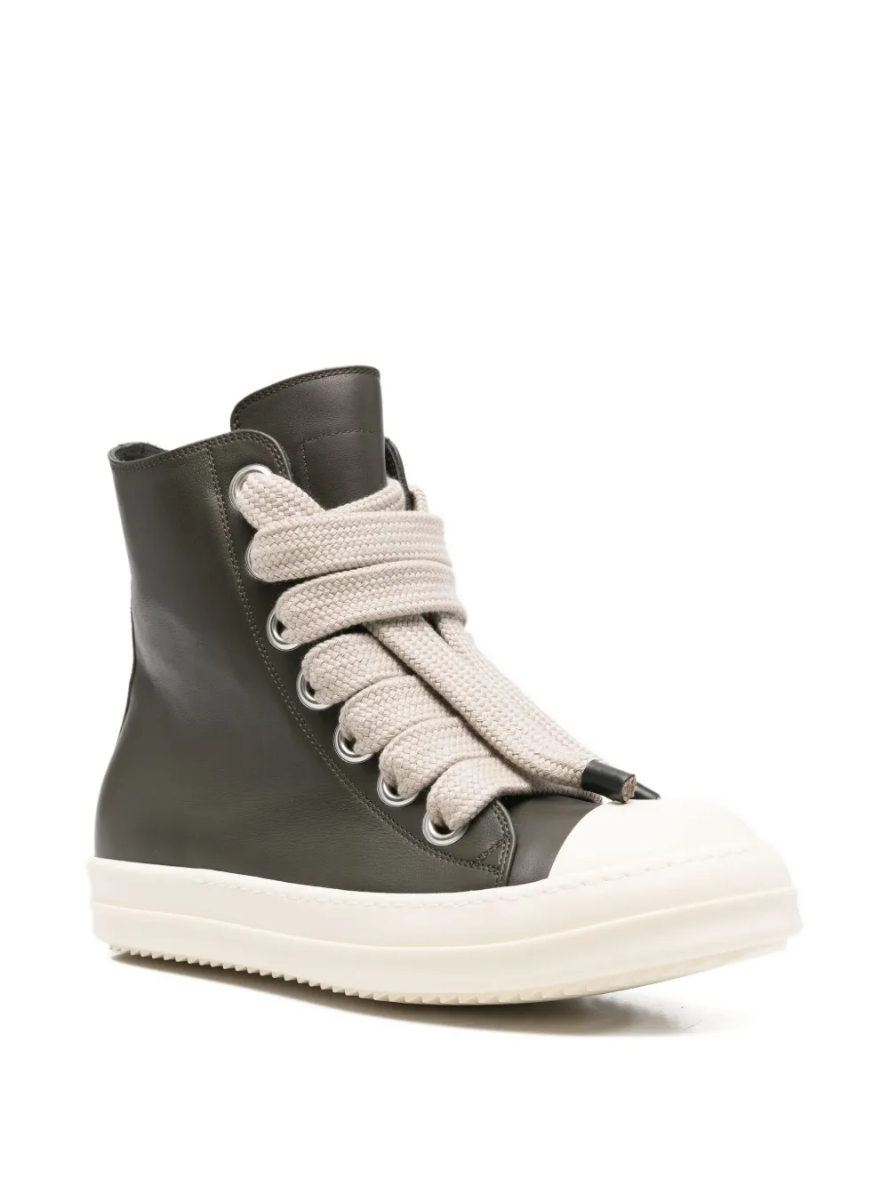 Rick Owens tenis con agujetas y cierre | Tenis altos | Image 2