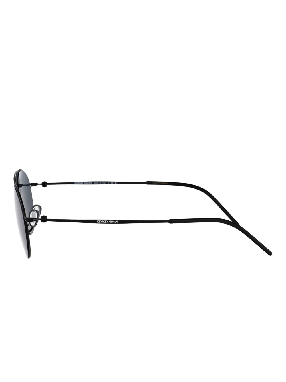 Giorgio Armani 0AR6169 zonnebril met rond montuur Zwart