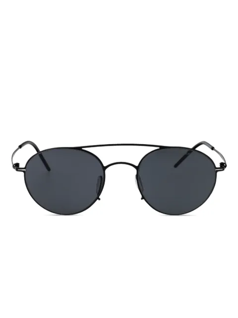 Giorgio Armani 0AR6169 round-frame metal sunglasses
