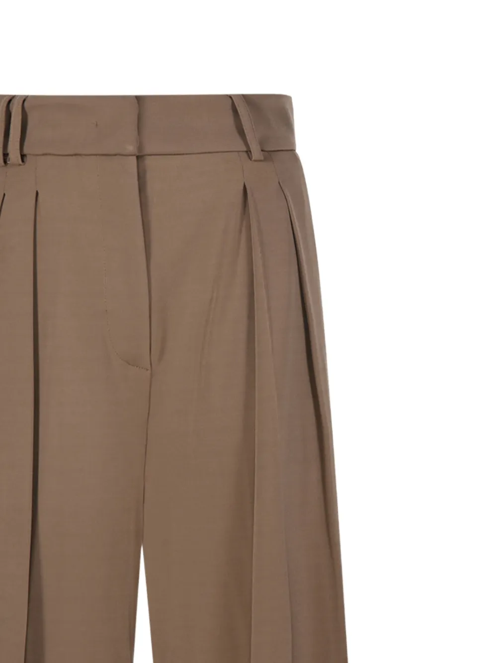 Max Mara Plooibroek Bruin
