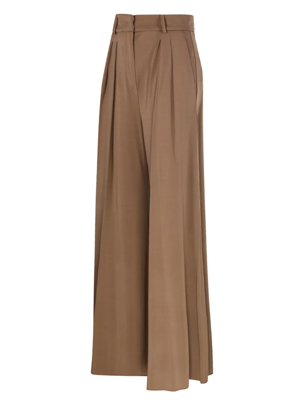 Max Mara pleated trousers - ブラウン Max Mara pleated trousers - ブラウン