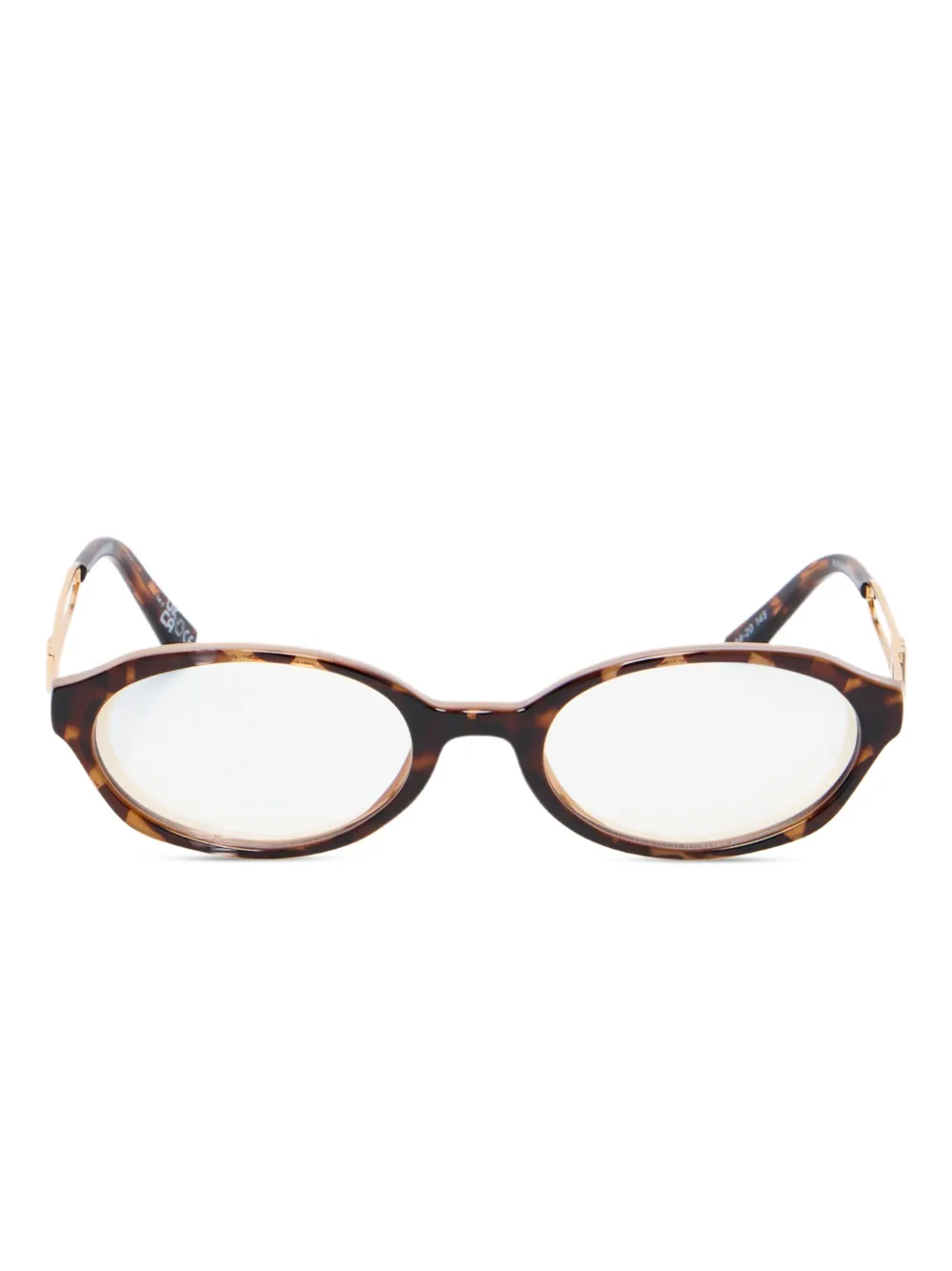 Le Specs geometric frame glasses | brun | Image 1