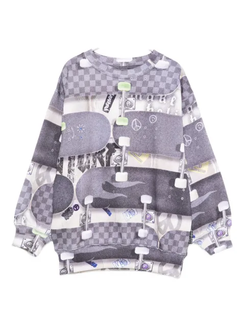 Molo skateboard-print sweatshirt