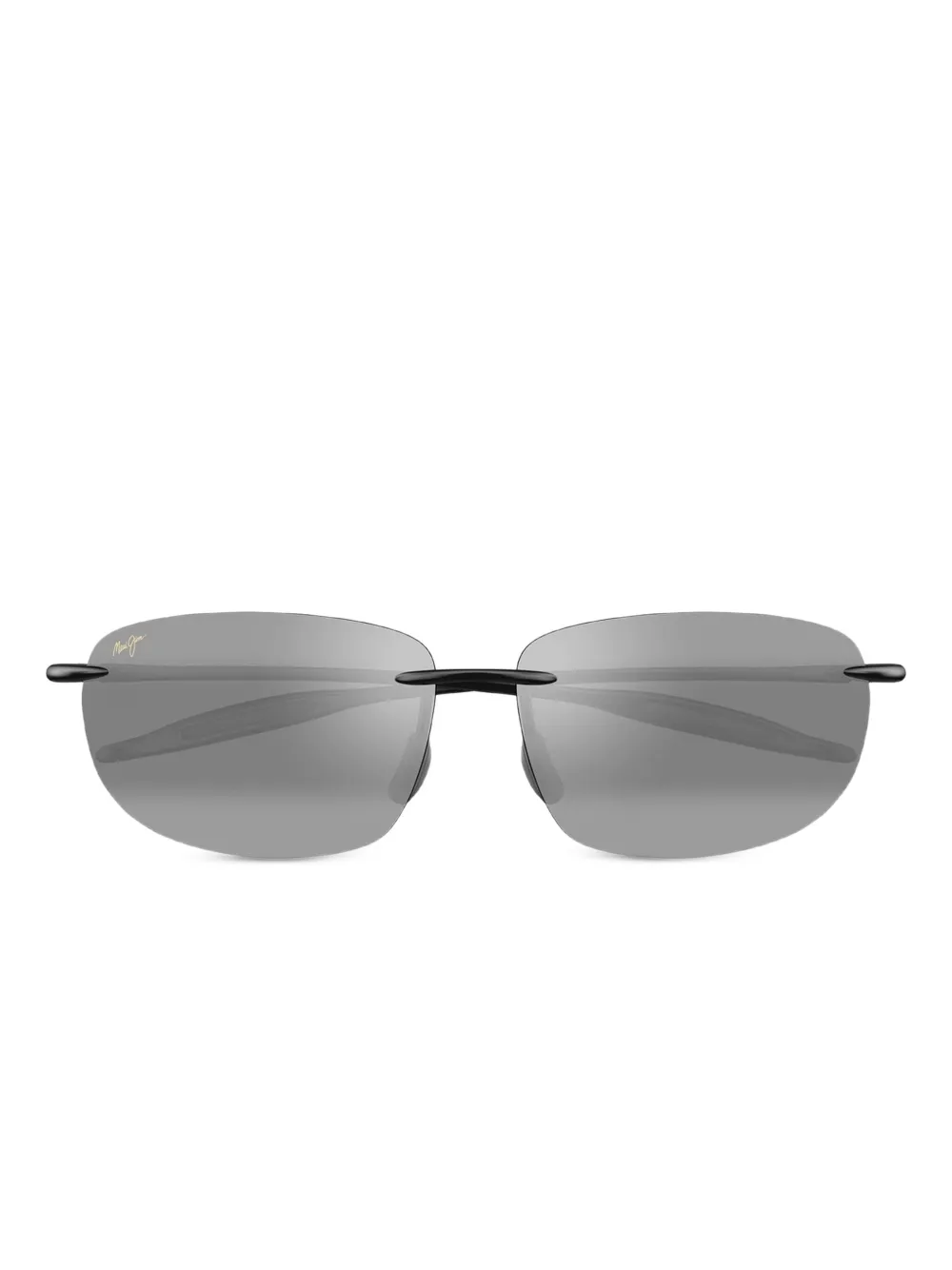 Maui Jim Occhiali da sole squadrati con montatura a giorno - Nero