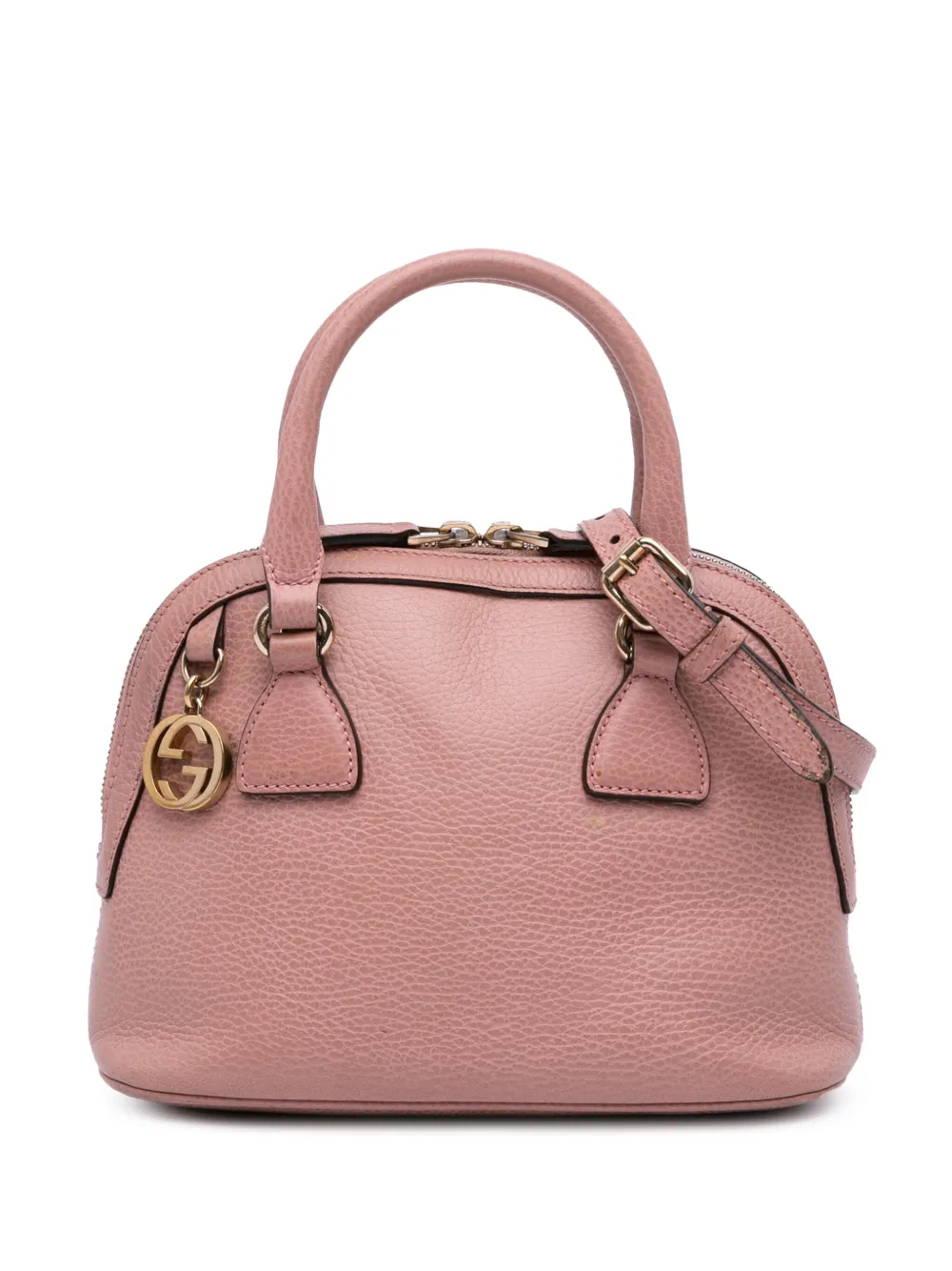 2016-2024 Mini Leather GG Charm Dome satchel