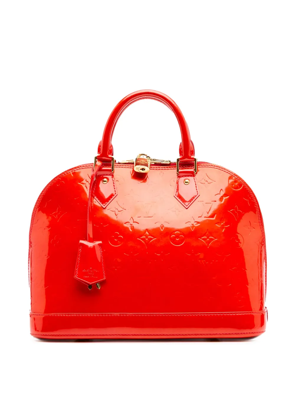 Louis Vuitton Pre-Owned 2012 モノグラム ヴェルニ アルマ PM ハンドバッグ - レッド Louis Vuitton Pre-Owned 2012 モノグラム ヴェルニ アルマ PM ハンドバッグ - レッド