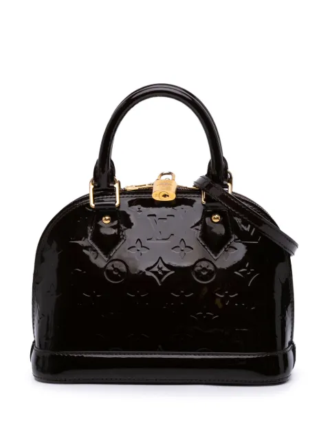 Louis Vuitton Pre-Owned bolsa satchel Monogram Vernis Alma BB 2015