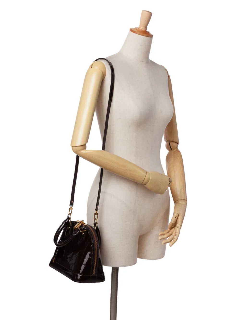 Louis Vuitton Pre-Owned 2015 Monogram Vernis Alma BB satchel | Pre-Owned | Image 2