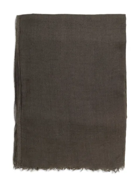 Rick Owens frayed-edge scarf