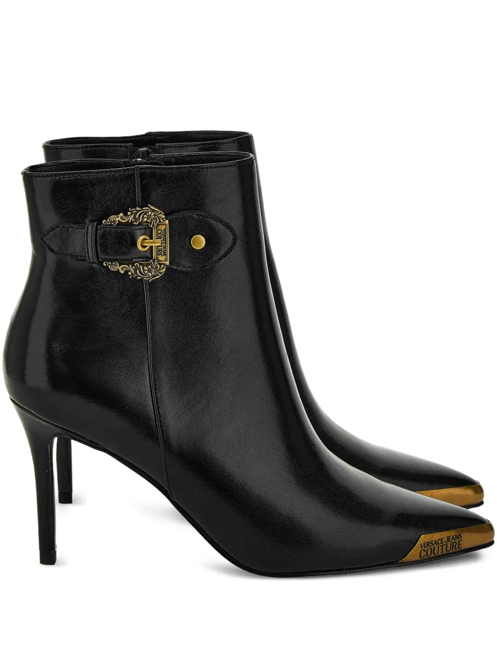 Versace Jeans Couture 90mm Scarlett buckle-detail ankle boots Black