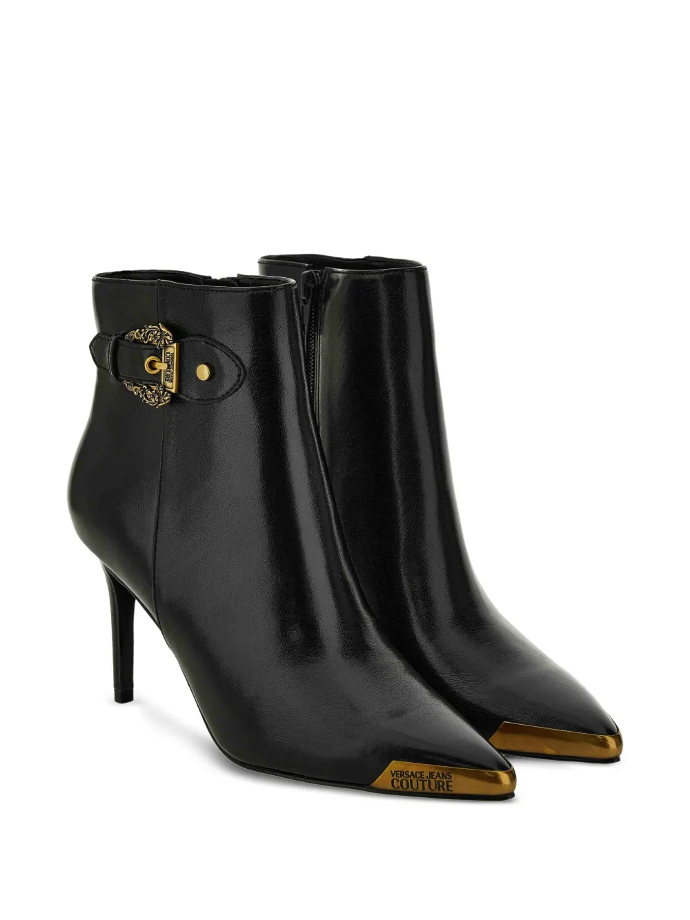 Versace Jeans Couture 90mm Scarlett buckle-detail ankle boots Black