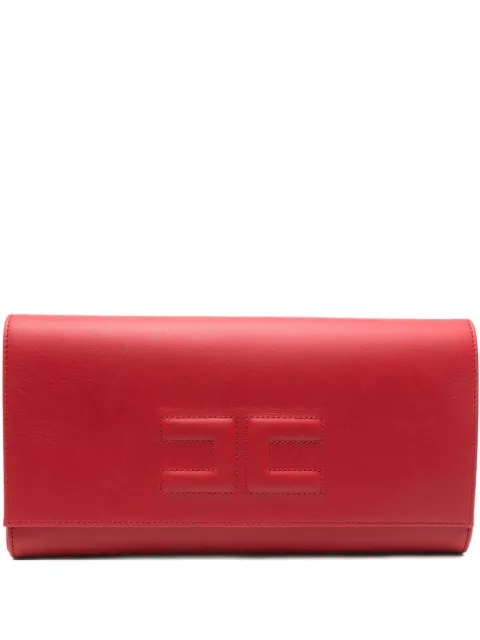 Elisabetta Franchi leather clutch bag
