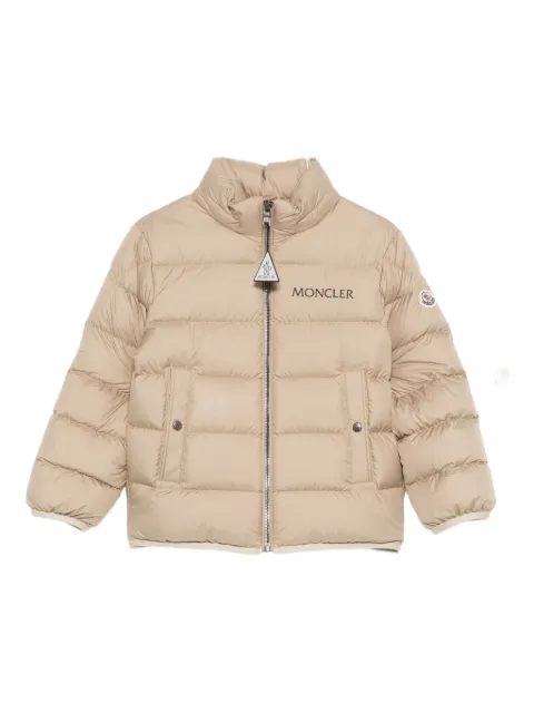 Moncler Enfant Bajan logo-print quilted jacket