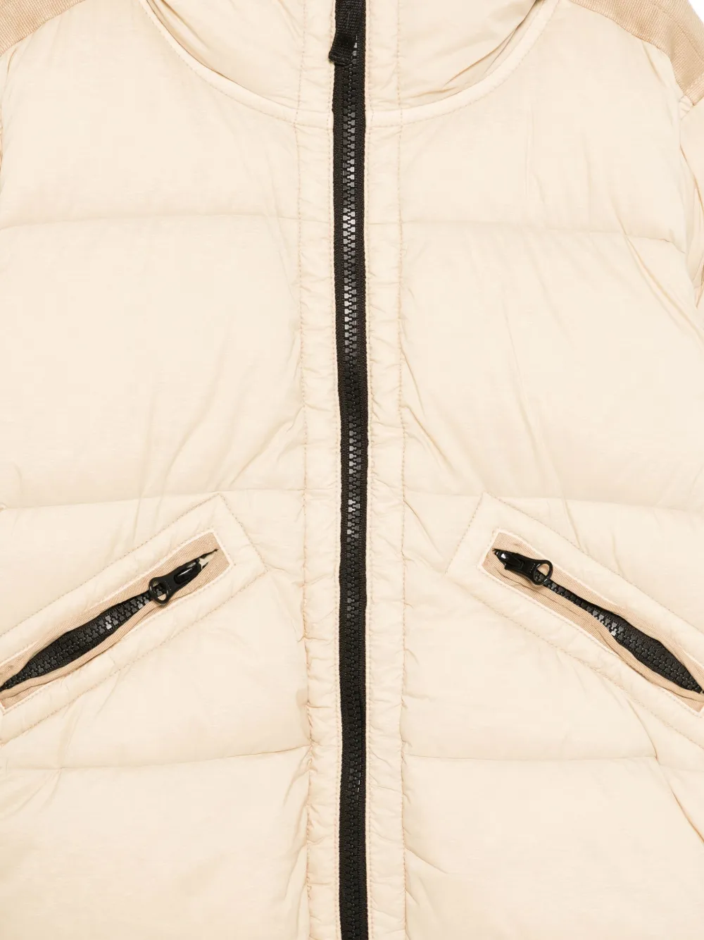 Stone Island Junior Gewatteerd jack Beige