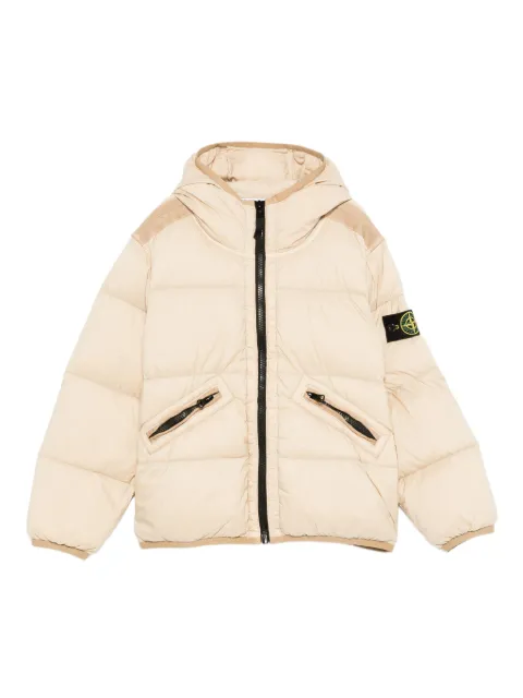 Stone Island Junior hooded padded jacket
