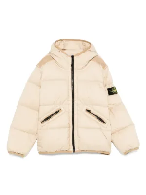 Stone Island Junior ダウンジャケット | イエロー | FARFETCH JP