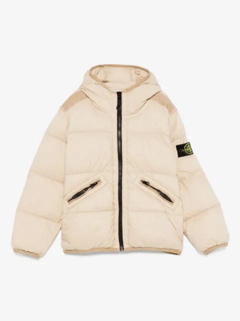 Stone Island Junior hooded padded jacket