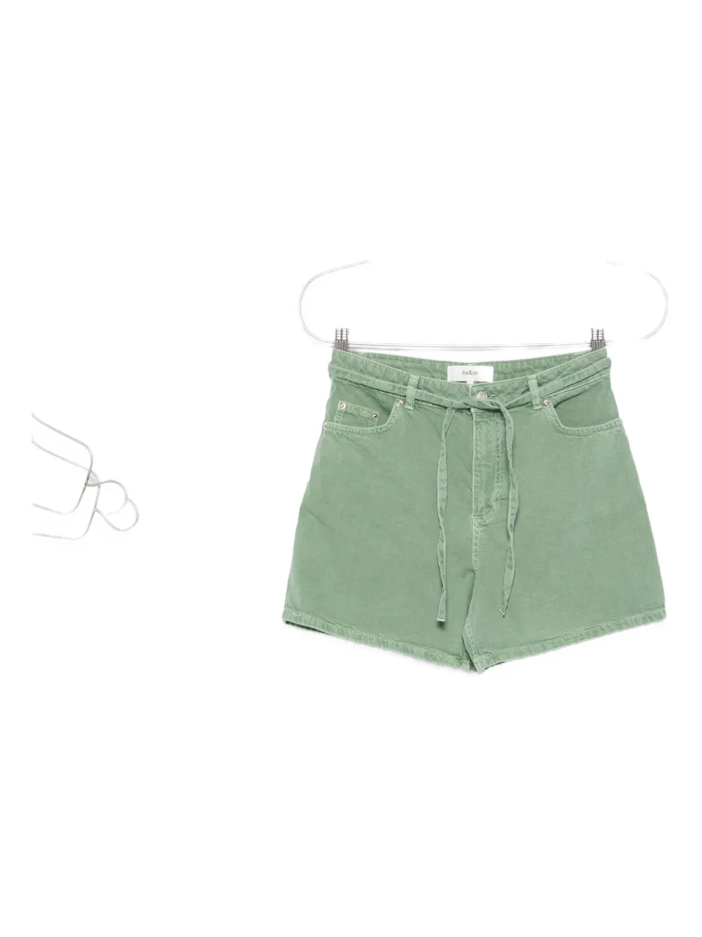 Ba&Sh belted shorts - Verde