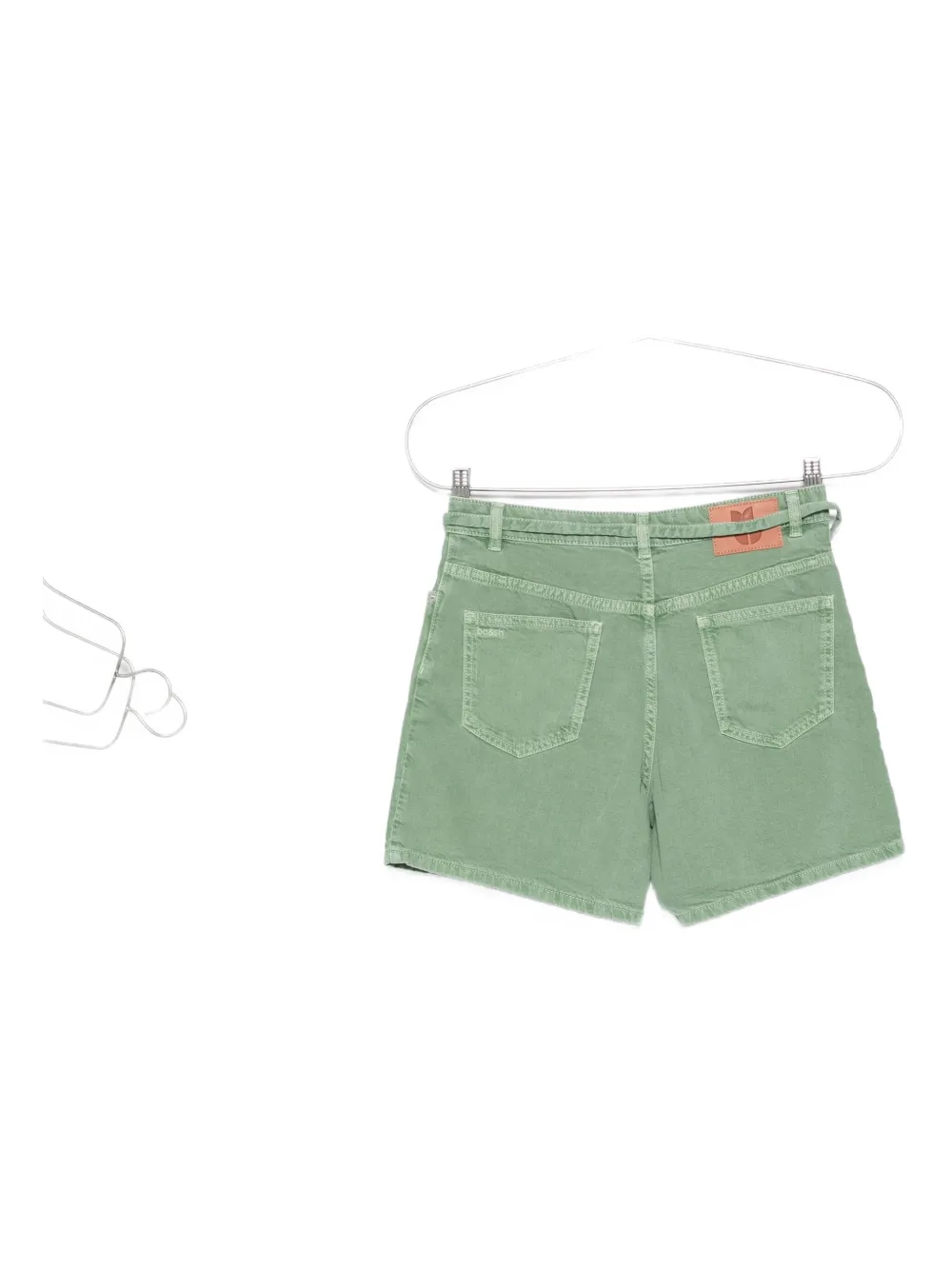 Ba&Sh Shorts met ceintuur Groen