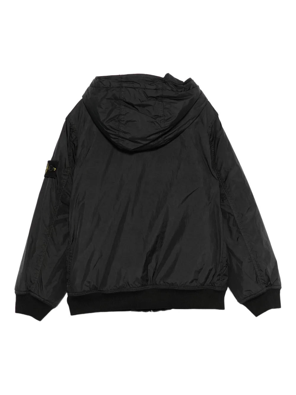 Stone Island Junior Jack met capuchon Zwart