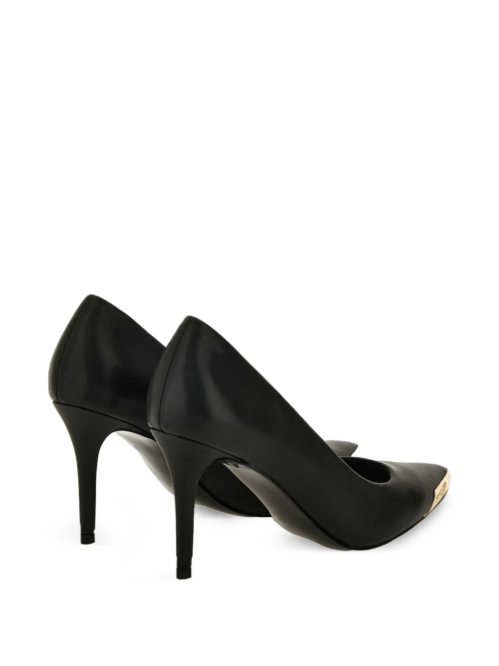 Versace Jeans Couture metallic-toe pumps Black