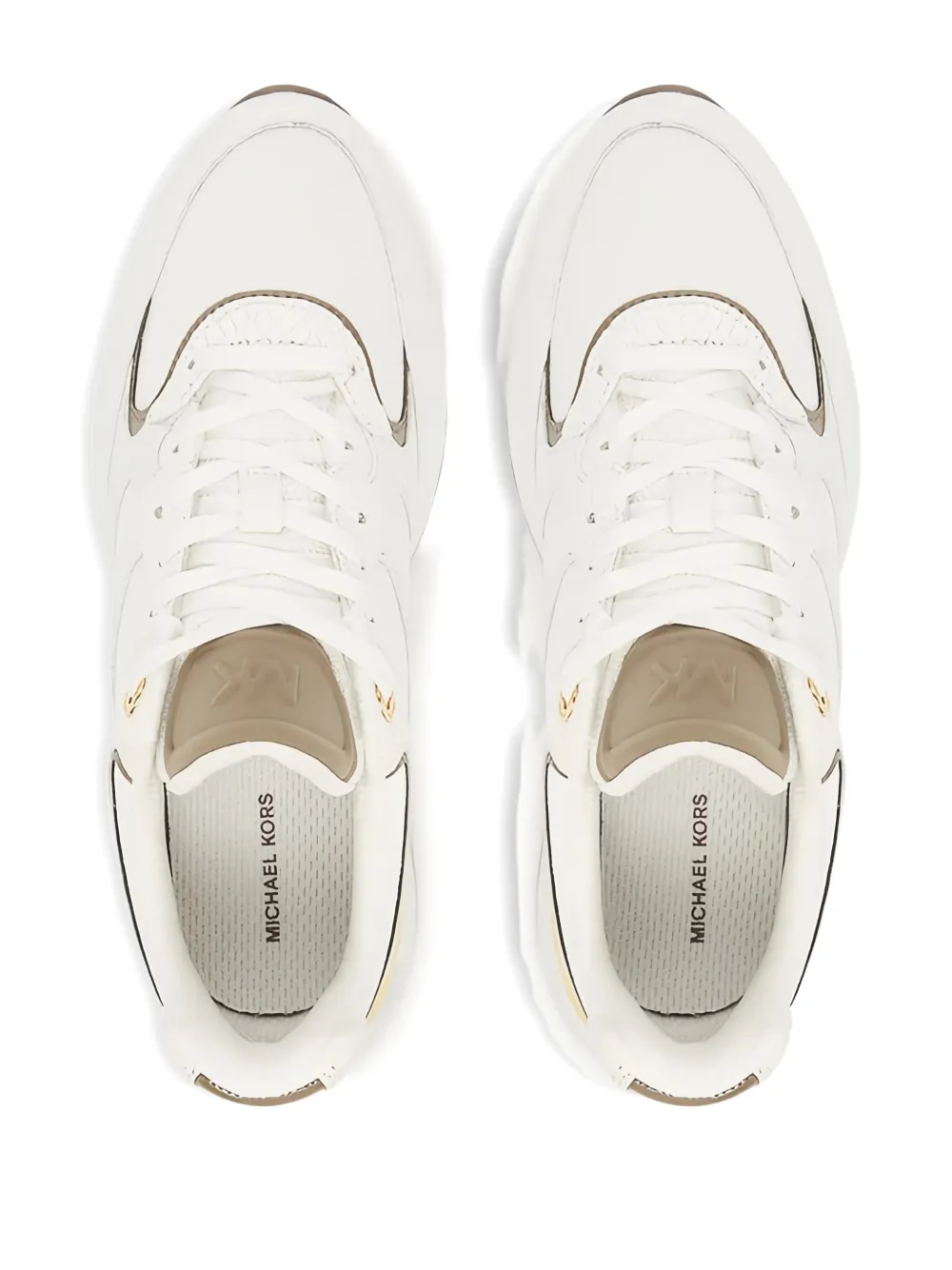 Michael Michael Kors Riley Sneakers In White