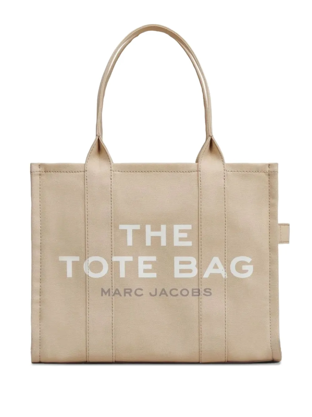 Marc Jacobs The Canvas Medium Tote tas met logoplakkaat Beige