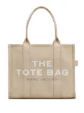 Marc Jacobs The Canvas Medium Tote logo-plaque bag - Neutrals