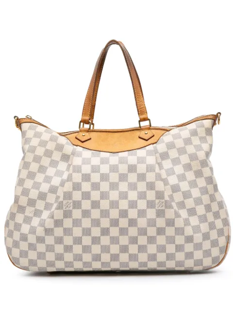 Louis Vuitton Pre-Owned 2011 Damier Azur Siracusa GM satchel