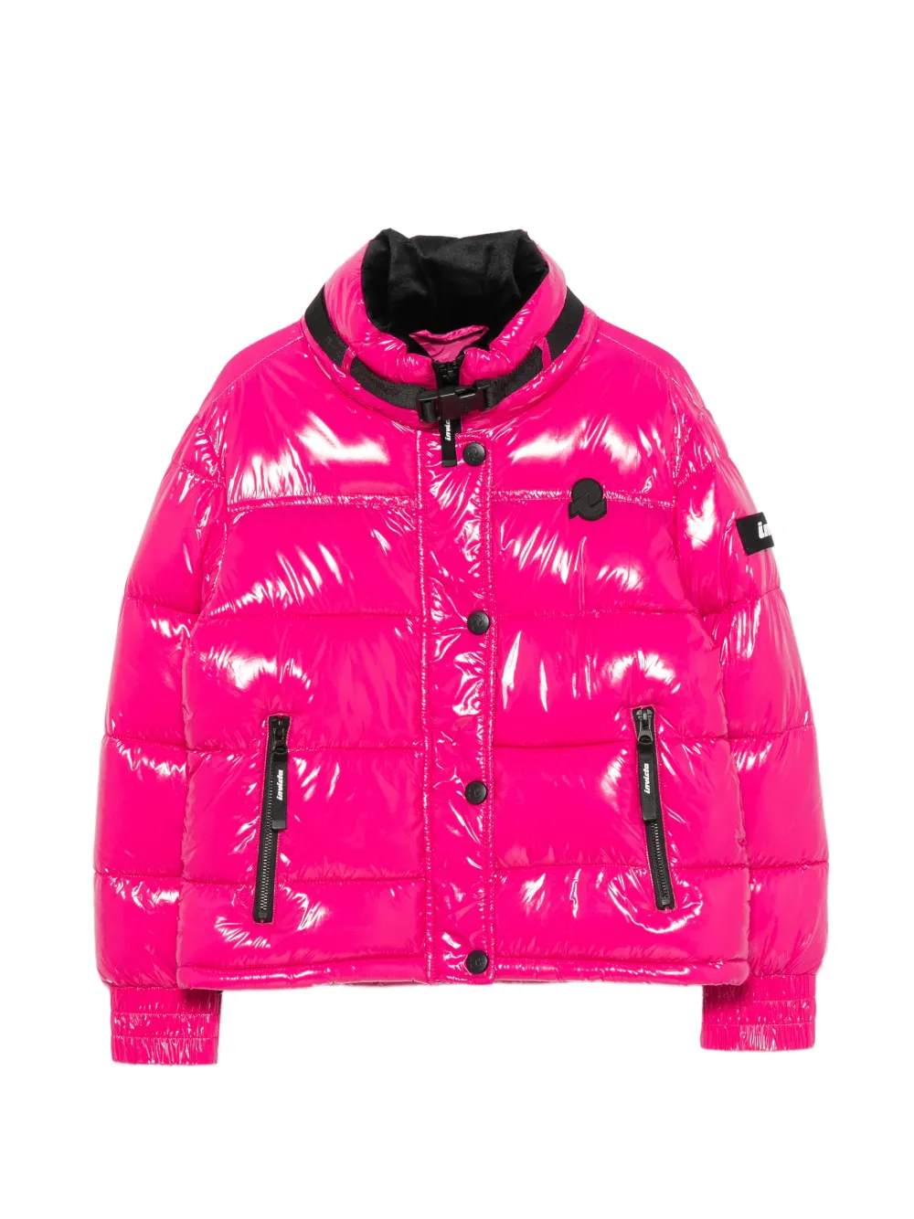 Invicta Kids quilted-design jacket - Rosa