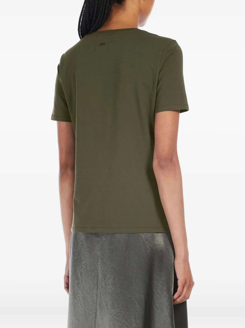 Max Mara Logo-print T-shirt In Green
