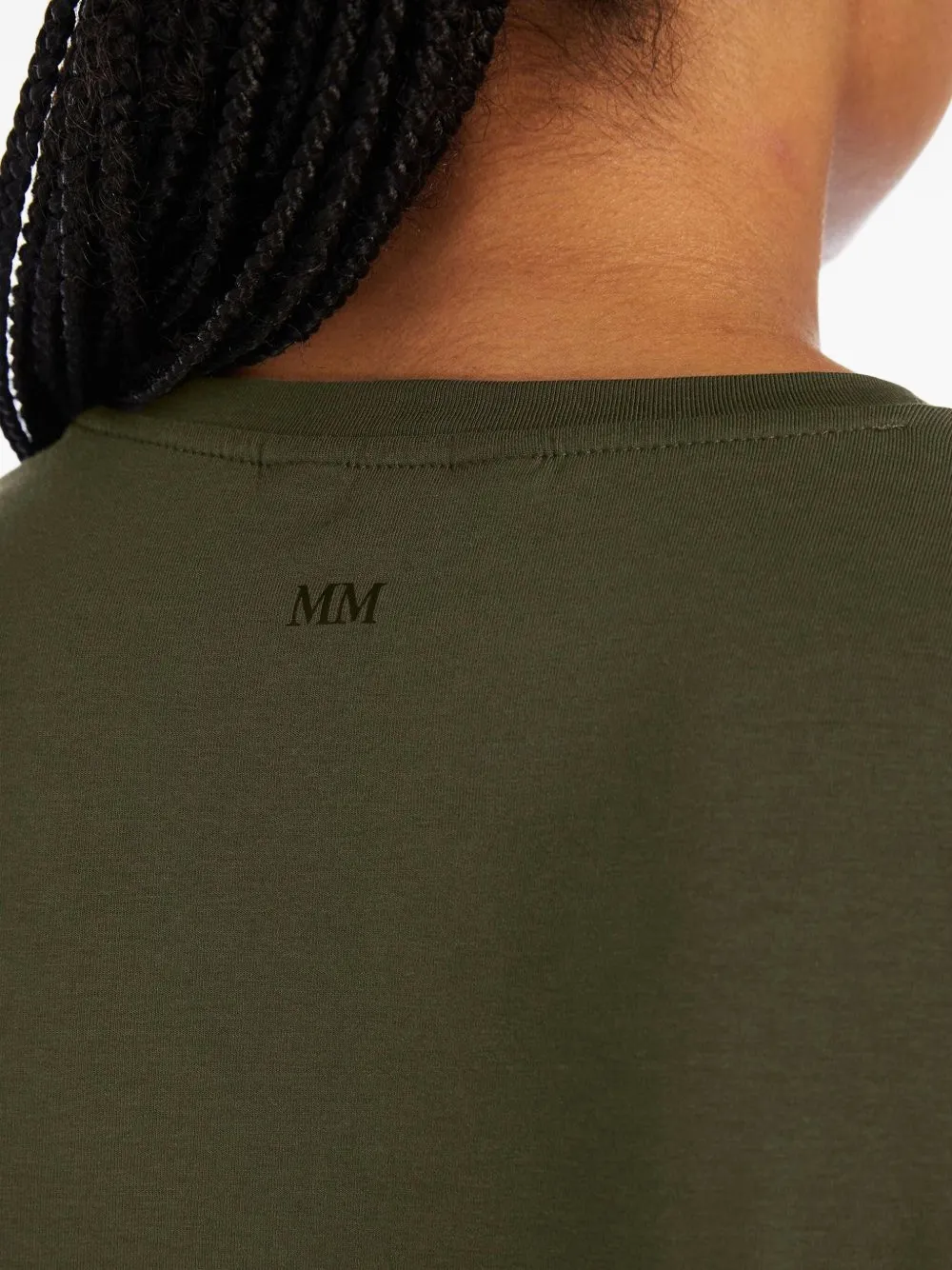 Max Mara Logo-print T-shirt In Green