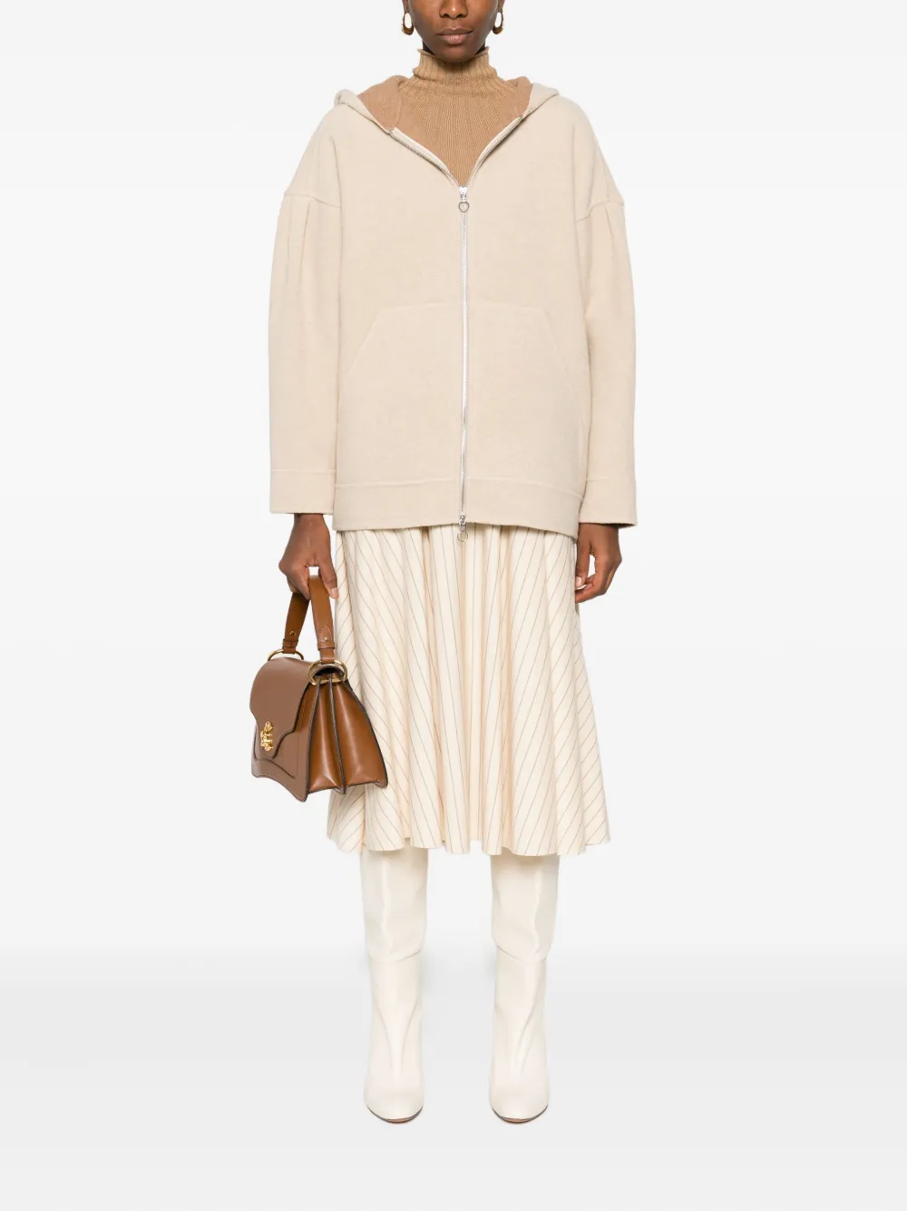 Max Mara hooded zip-front jacket | Oversized Jackets | Image 2