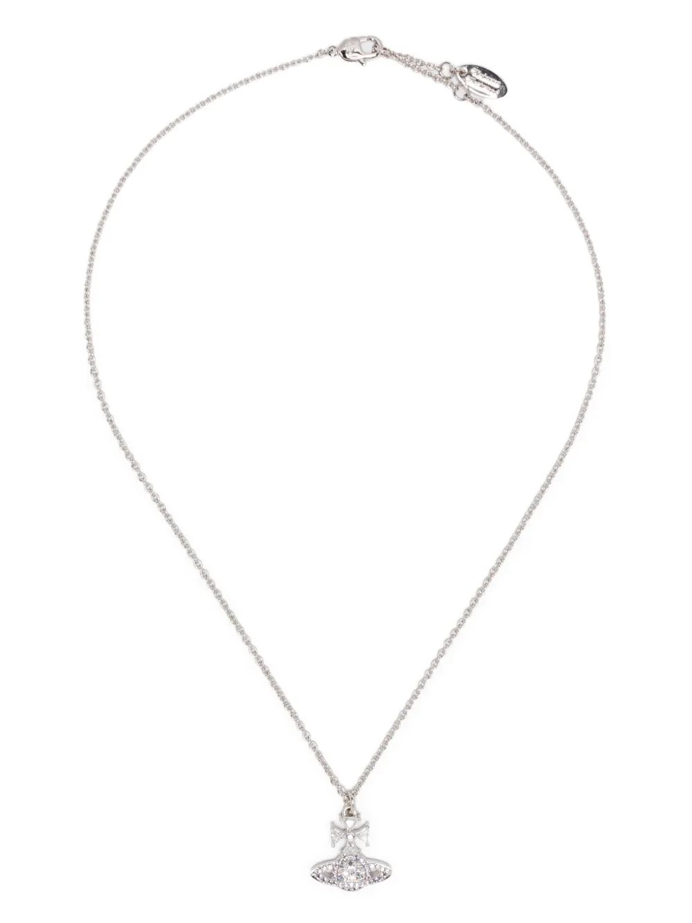 Vivienne Westwood Orb crystal-embellished necklace | Silver | Image 1