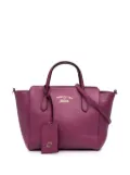 Gucci Pre-Owned 2016-2024 Mini Leather Swing satchel - Purple