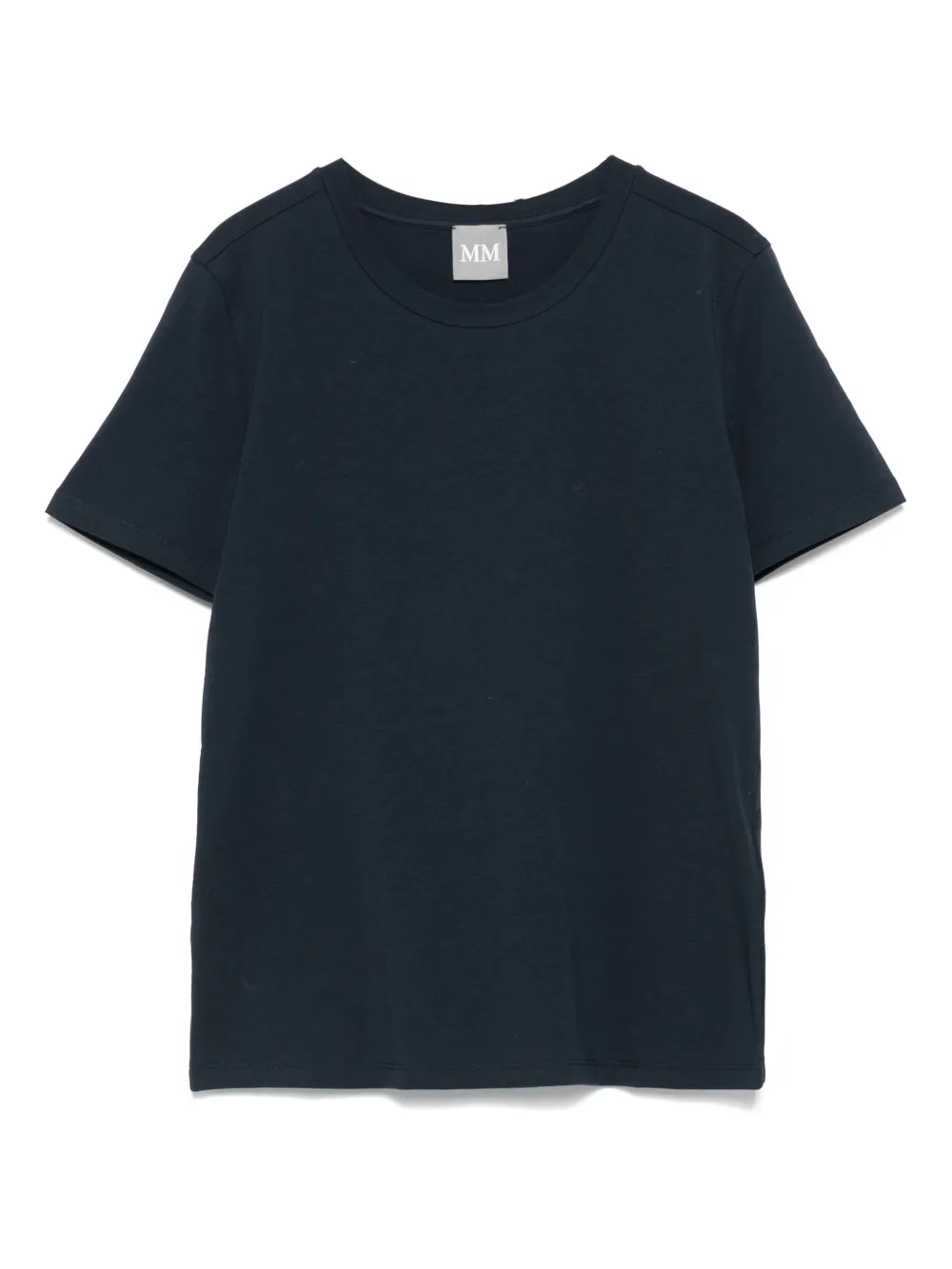 Max Mara round-neck cotton T-shirt Blauw