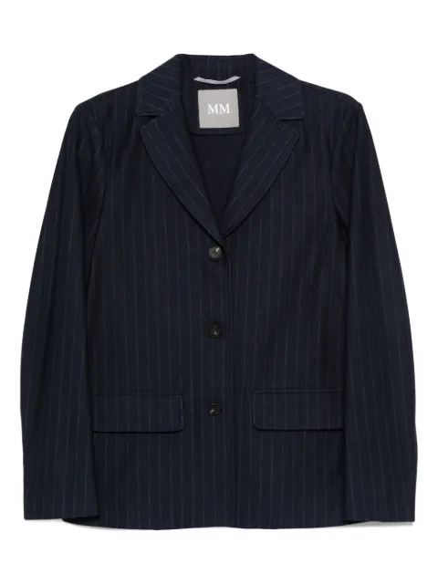 Max Mara blazer con botones y estampado de rayas diplomáticas