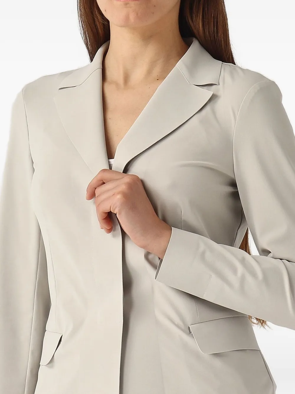 Max Mara Gelada single-breasted blazer Grijs
