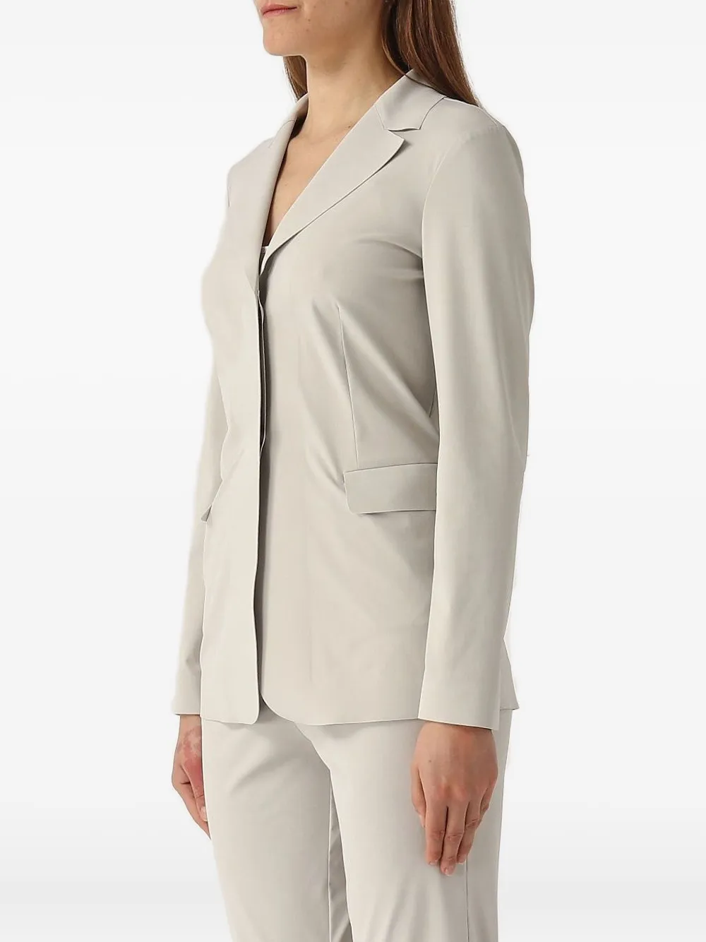 Max Mara Gelada single-breasted blazer Grijs