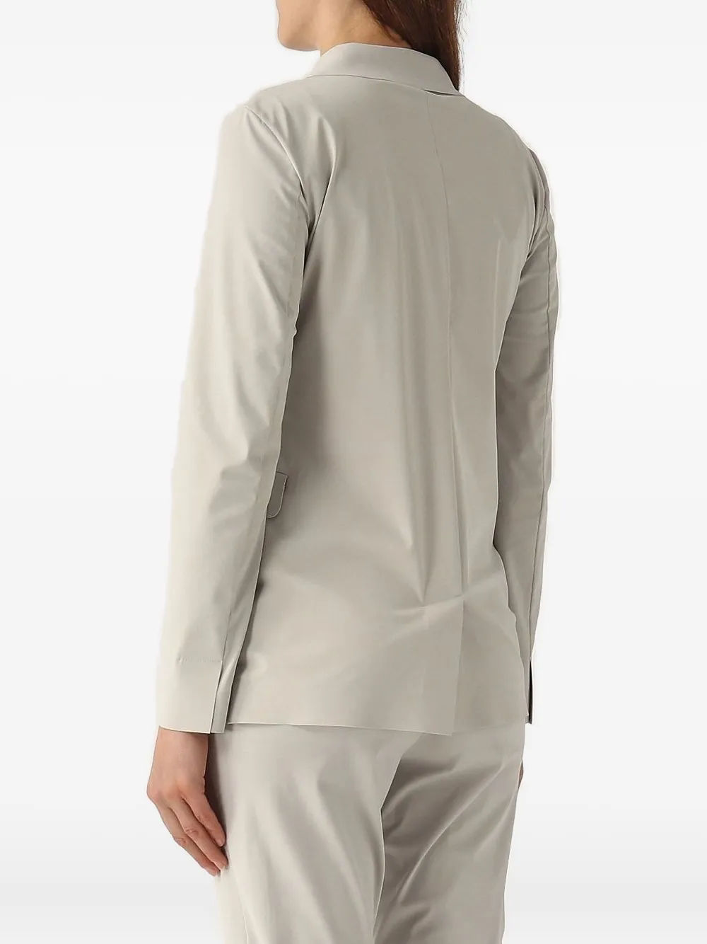 Max Mara Gelada single-breasted blazer Grijs